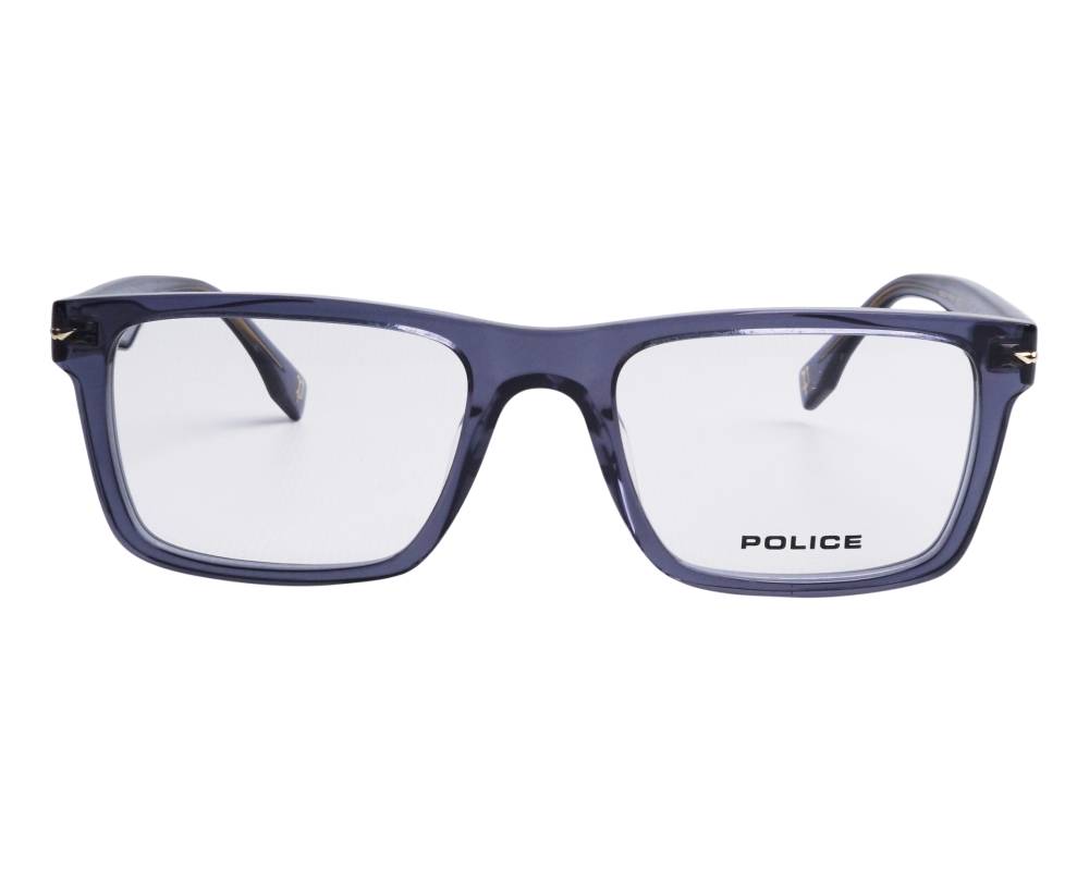 Police Police VPLQ64 04AL 55-20 transparent blau vue de face