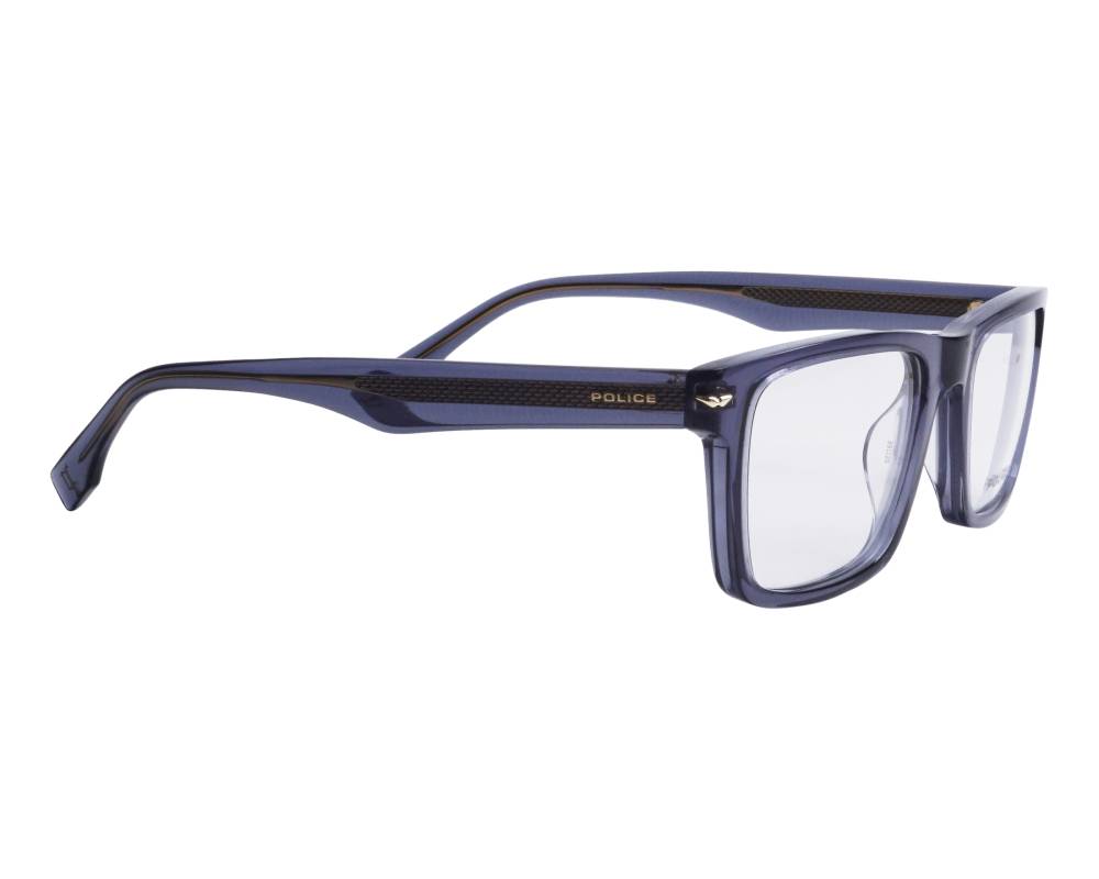 Police Police VPLQ64 04AL 55-20 transparent blau vue de côté