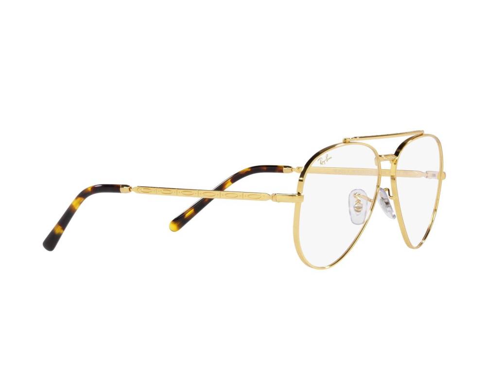 Ray-Ban Ray-Ban RX3625V 3086 55-14 Or  vue 360 degrés 12