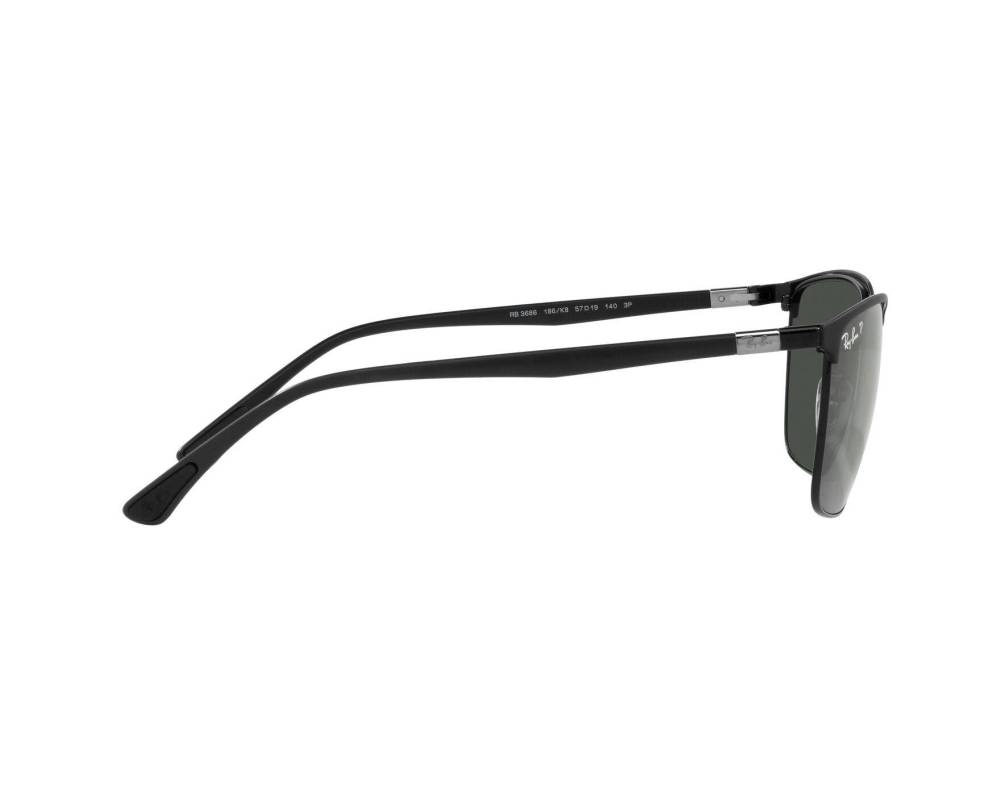 Ray-Ban Ray-Ban RB3686 186/K8 57-19 Noir  vue 360 degrés 10