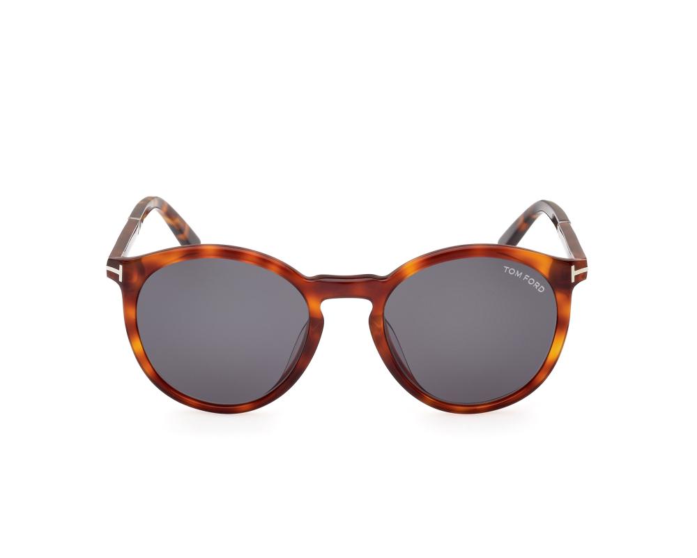 Tom Ford Tom Ford FT-1021-S 53A 51-20 Marron Acier vue de côté