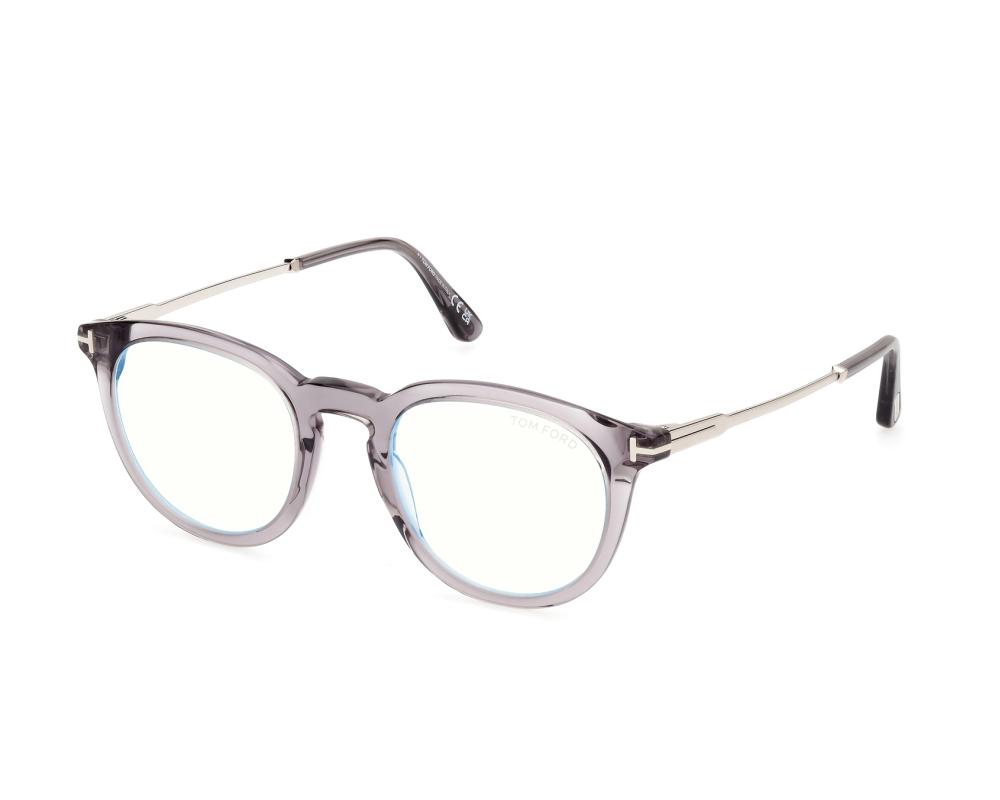 Tom Ford Tom Ford FT-5905-B-V 020 49-21 Grey Steel vue de profil Tom Ford Tom Ford FT-5905-B-V 020 49-21 Grey Steel vue de profil