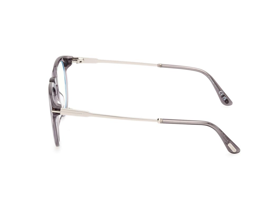 Tom Ford Tom Ford FT-5905-B-V 020 49-21 Grey Steel vue de face Tom Ford Tom Ford FT-5905-B-V 020 49-21 Grey Steel vue de face