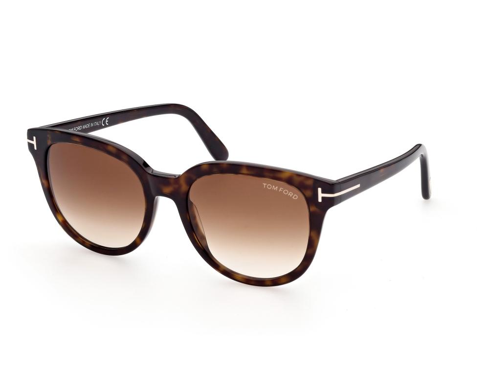 Tom Ford Tom Ford FT-0914-S 52F 54-19 Marron Or vue de profil