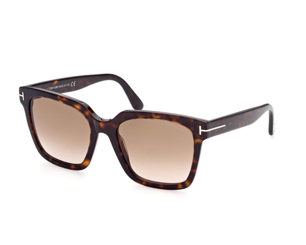 Tom Ford Tom Ford FT-0952-S 52F 55-19 Havane Or vue de profil