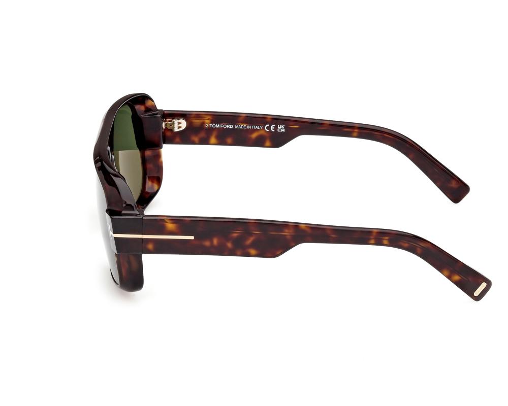 Tom Ford Tom Ford FT1101S 52N 58-15 Havane Or vue de profil