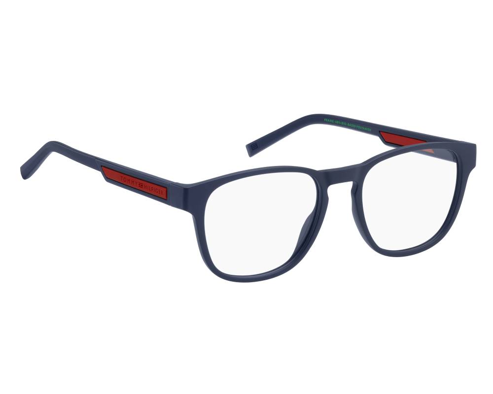 Tommy Hilfiger Tommy Hilfiger TH-2092 WIR 52-18 Rouge Bleu vue de face