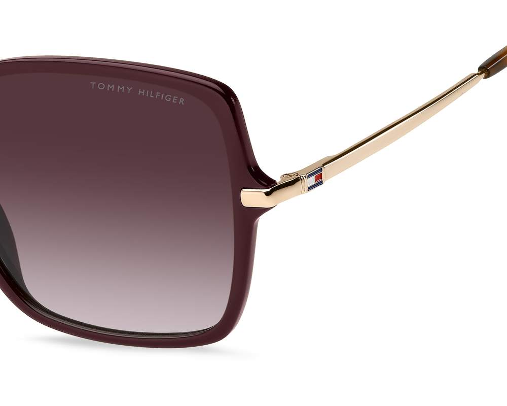 Tommy Hilfiger Tommy Hilfiger TH-2220-S LHF/3X 57-17 Bordeaux  vue de profil