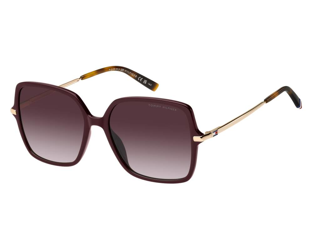 Tommy Hilfiger Tommy Hilfiger TH-2220-S LHF/3X 57-17 Bordeaux  vue de côté