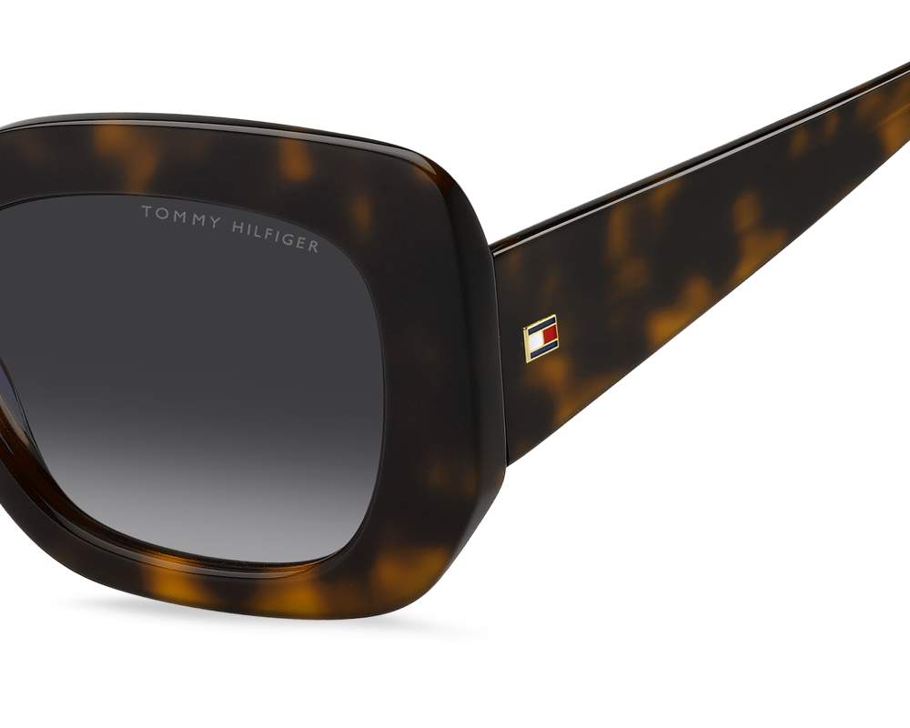 Tommy Hilfiger Tommy Hilfiger TH-2224-S 086/9O 52-18 Havane  vue de profil