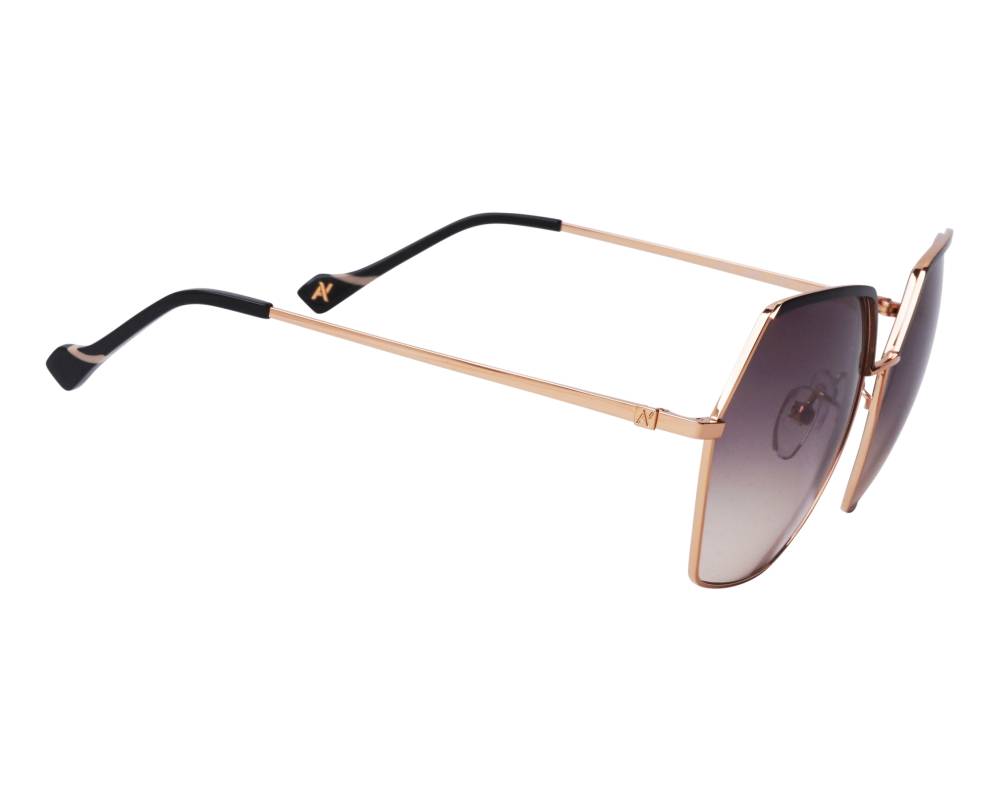 Yalea Yalea SYA-057 02AM 59-17 Gold Black vue de côté