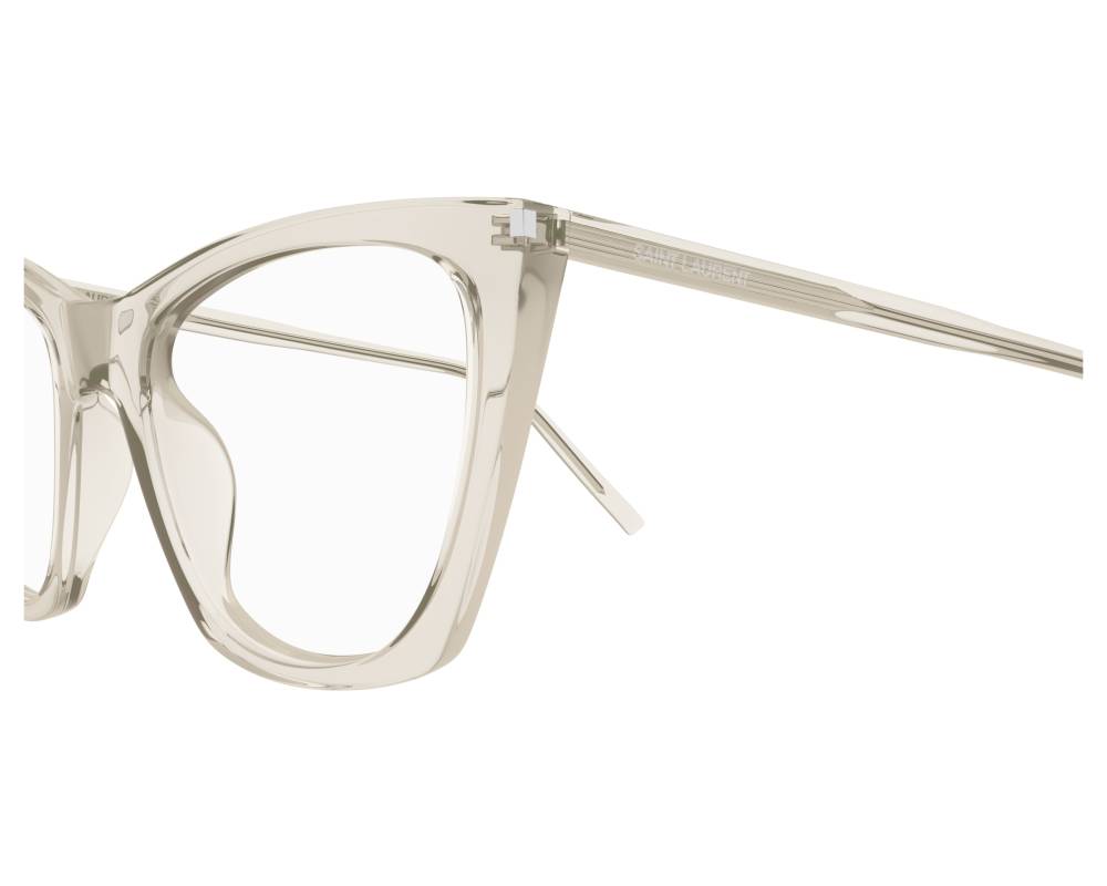 Yves Saint Laurent Yves Saint Laurent SL-214-KATE-THIN-OPT 004 55-20 Beige  vue de côté