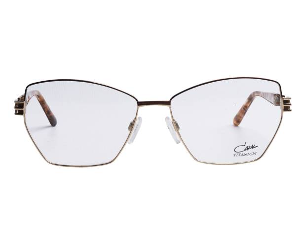 Lunettes De Soleil Vintage CAZAL Modèle 199 - Couleur Or, Rouge & Pierres, Neuf Stock Ancien (NOS)