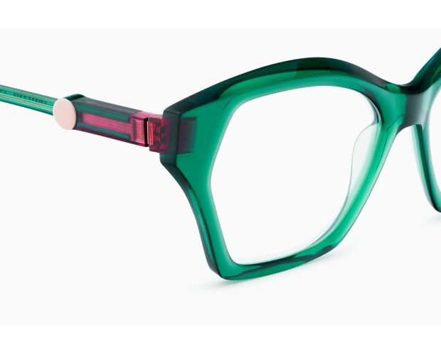 Lunettes Etnia Barcelona Belgrade – Violet/Turquoise Sans Monture, Neuves