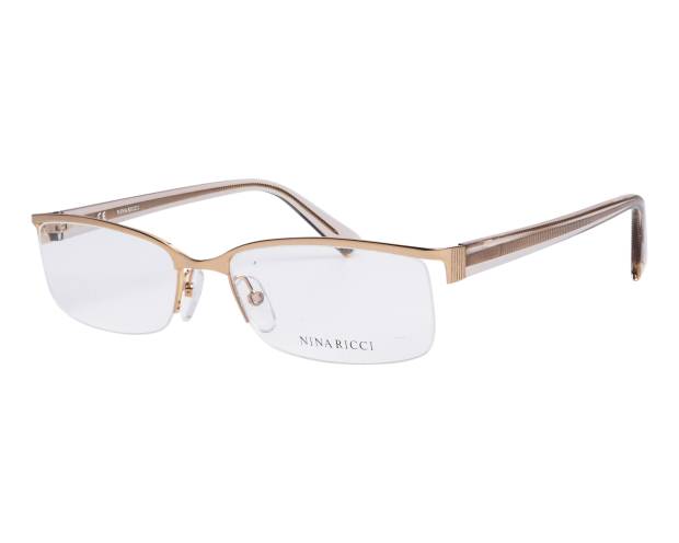Lunettes Nina Ricci NR 2129 Or/argent Sans Monture - Neuf Sans étiquette, Verres Larges 50mm